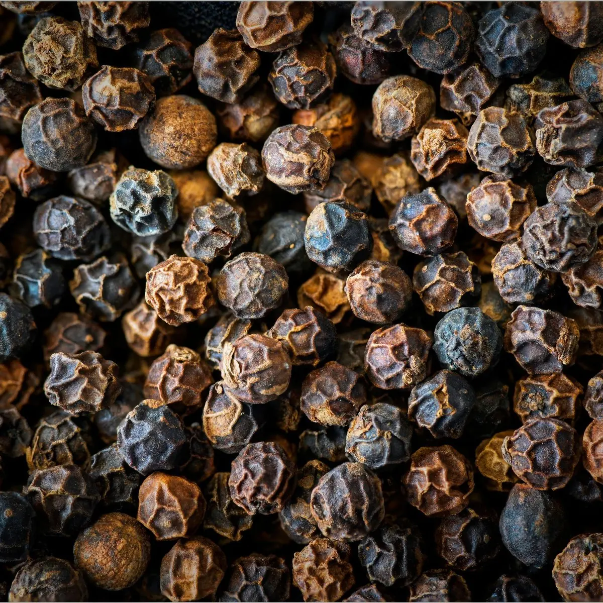 Black peppercorns